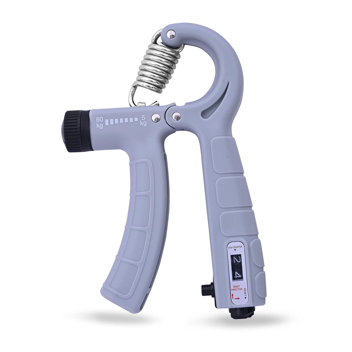 Deviant Buzz Adjustable Counter Hand Grip Strengthener, Hand Gripper With Counter for Men & Women for Gym Workout & Home Hand Ex