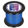 Rikimaru Braided Fishing Line Abrasion Resistant Superline Zero Stretch&Low Memory Extra Thin Diameter Blue 1094Yds,10Lb