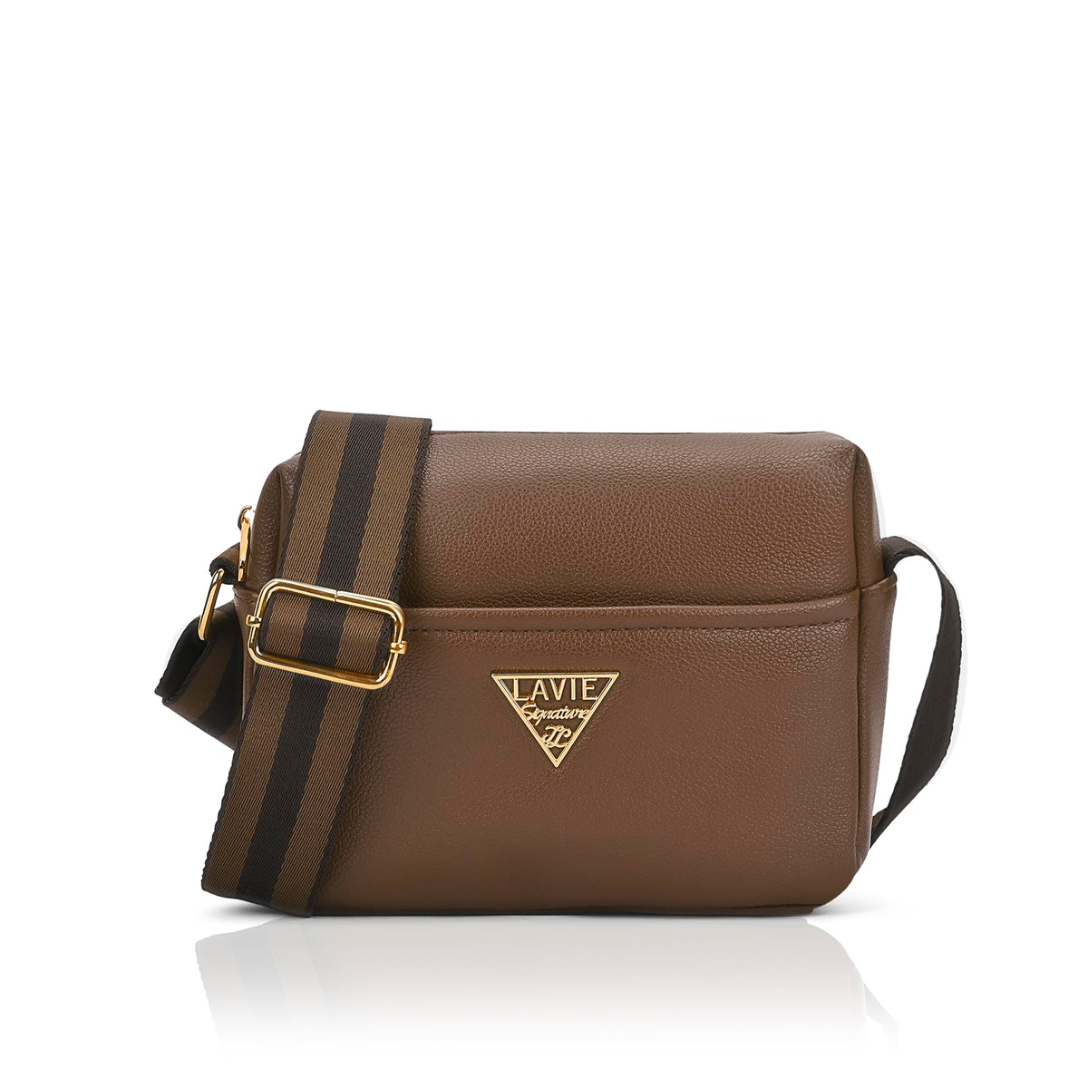 Lavie Signature WomenS Alabama Horizontal 2C Crossbody Sling Bag | Stylish Shoulder Bag | Ladies Purse Handbag | Gift For Women