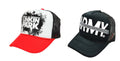 Michelangelo Black Army Mesh Cap And Black Half Net Unisex Cap Combo