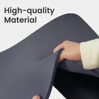 Yoga Mat, 1/2-Inch Extra Thick High Density Exercise Mat, Anti-Tear Exercise Yoga Mat With Carrying Strap, Suitable For Various