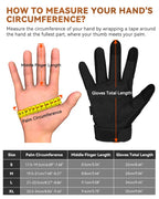 KUMGIM Outdoor Touchscreen Gloves for Work Motorcycle Climbing Hiking Black