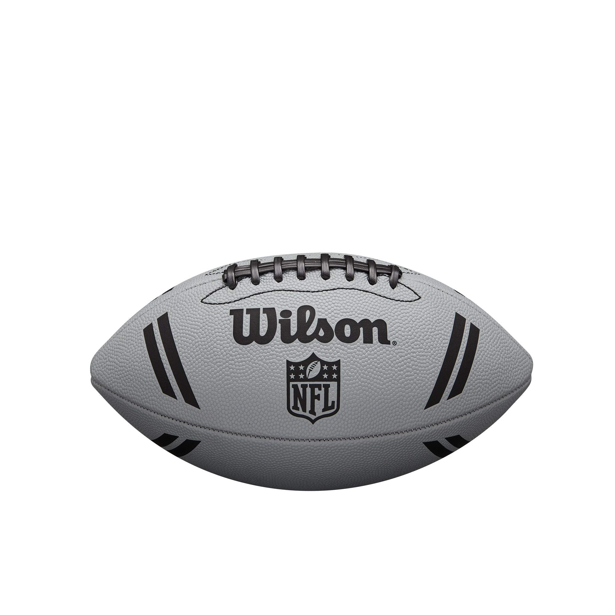 Wilson Nfl Spotlight Football - Silver, Junior Size