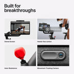 Peloton Exercise Cross Training Bike+, Indoor Stationary Spin Bike+ for Home Workouts, Space-Friendly Exercise Equipment for Car