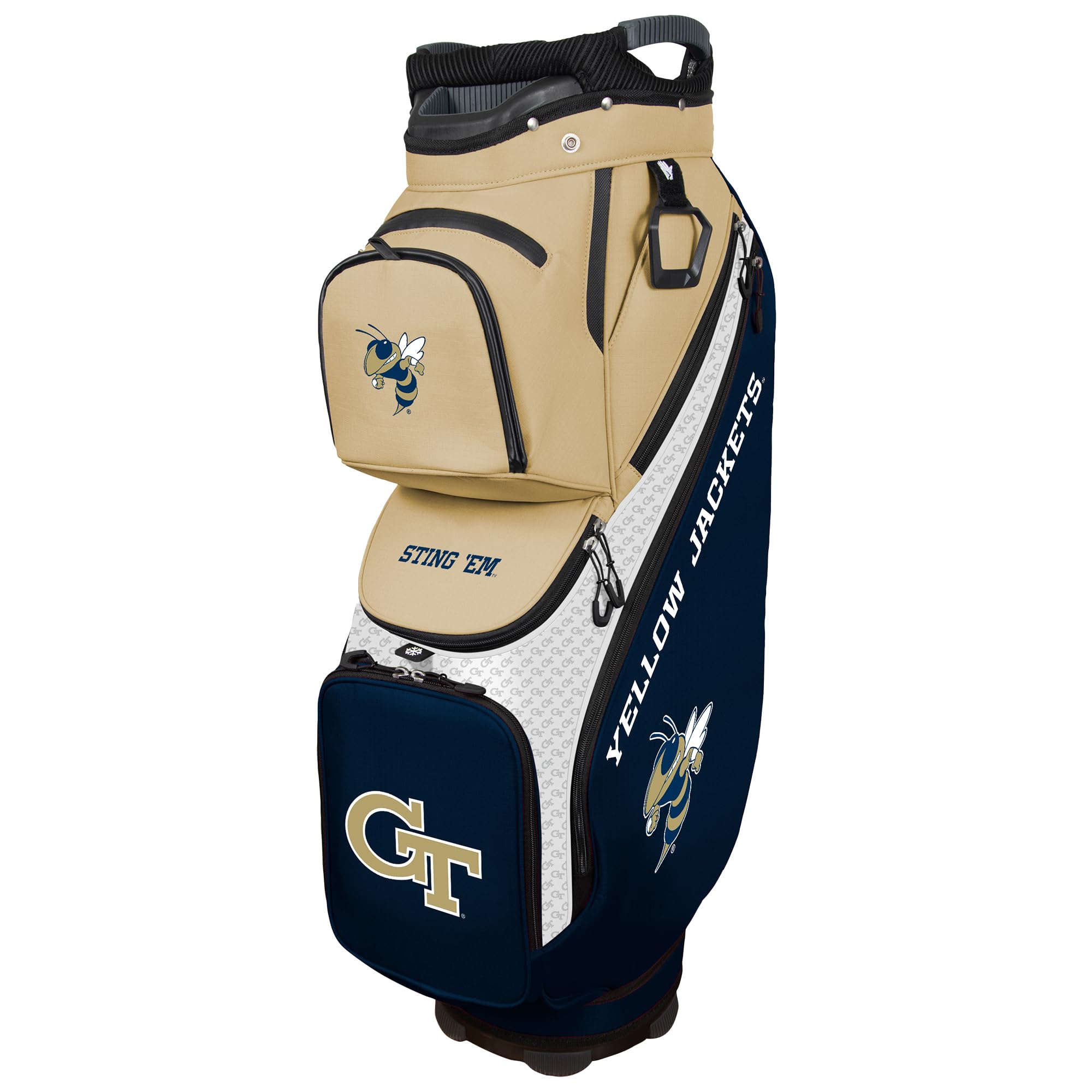 Team Effort Clubhouse Cooler Cart Bag NCAA Georgia Tech Yellow Jackets