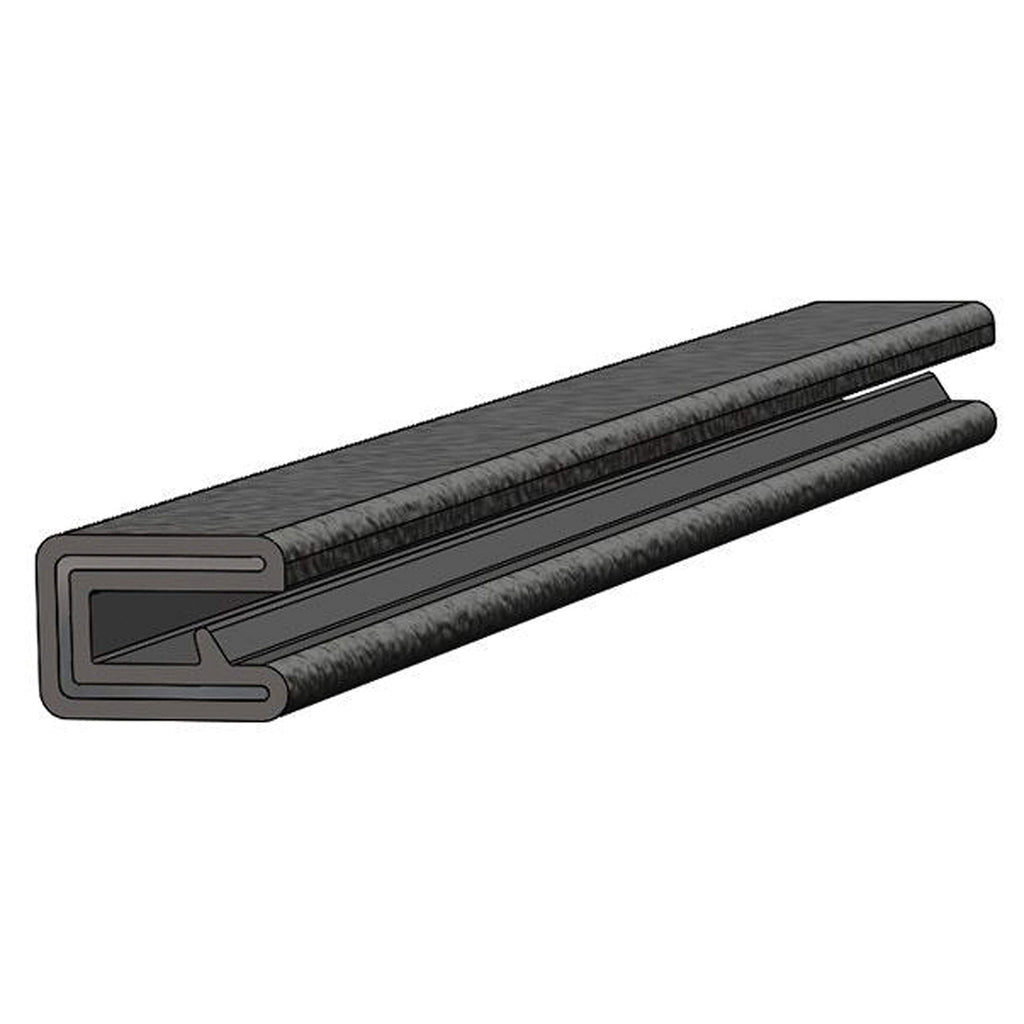Taco Metals Taco Marine V30-1008B25-1 Flex Trim - 1/2'' X 25' With 1/4'' Opening, Black