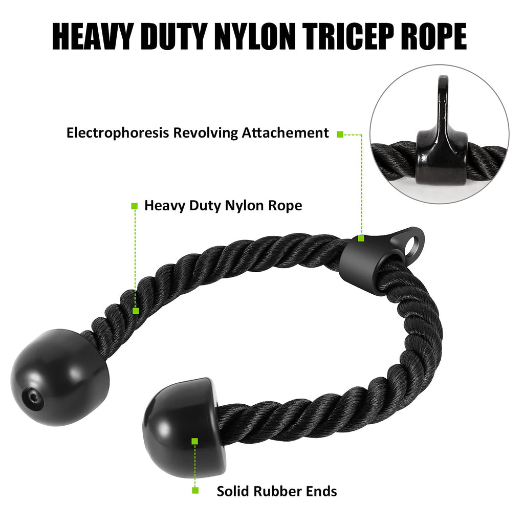 Dynasquare Cable Attachments For Home Gym, Lat Pulldown Attachment, Weight Machine Accessories, Straight Pull Down Equipment, V-