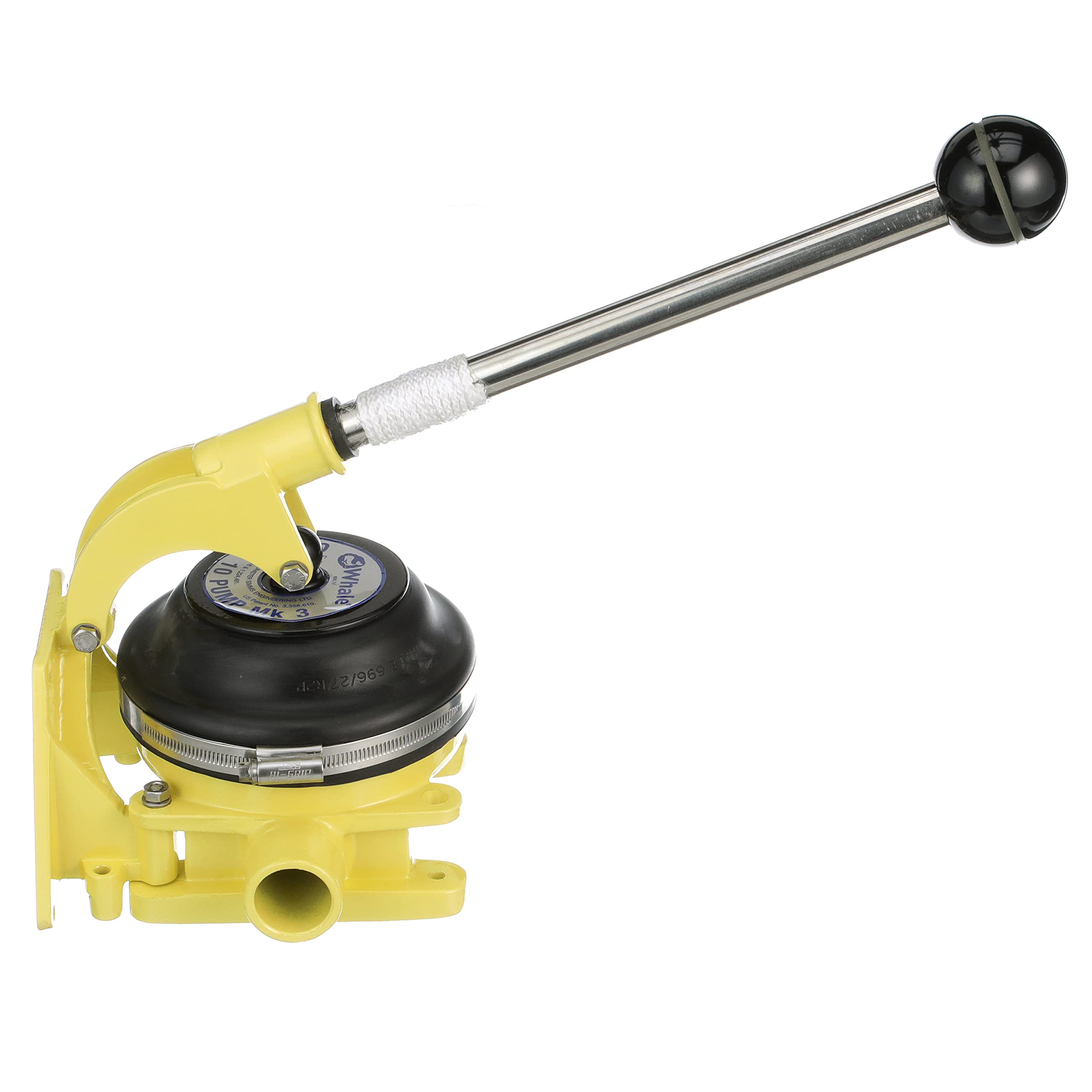 Whale Bp3708 Gusher 10 Mk3 Manual Bilge Pump, On-Deck/Bulkhead, Up To 17 Gpm Flow Rate, 1 -Inch Hose Connections, For Boats Over
