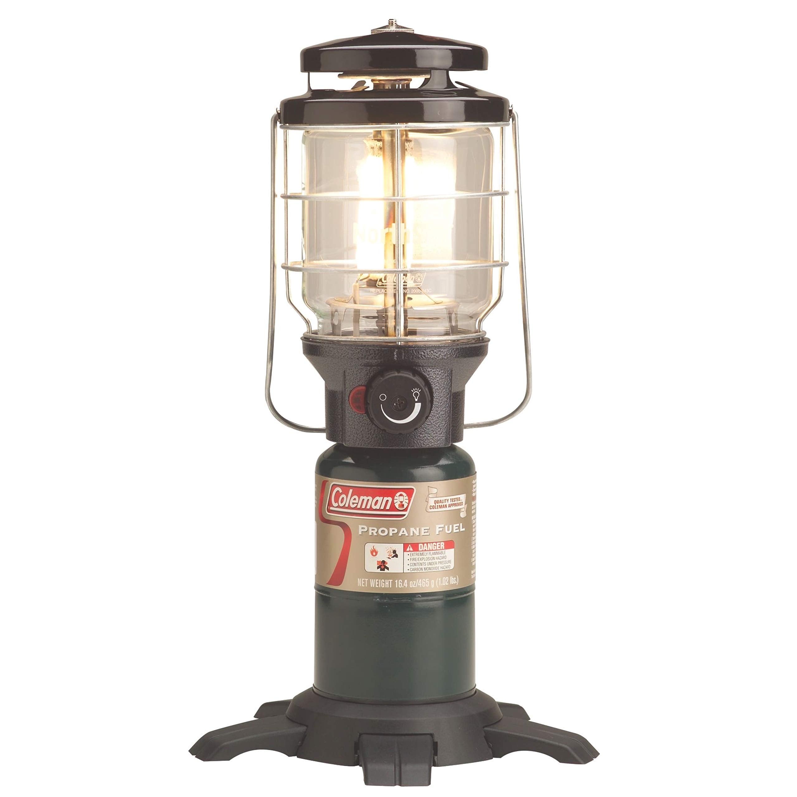 Coleman Gas Lantern NorthStar 1 Mantle 1500 Lumens Propane Lantern