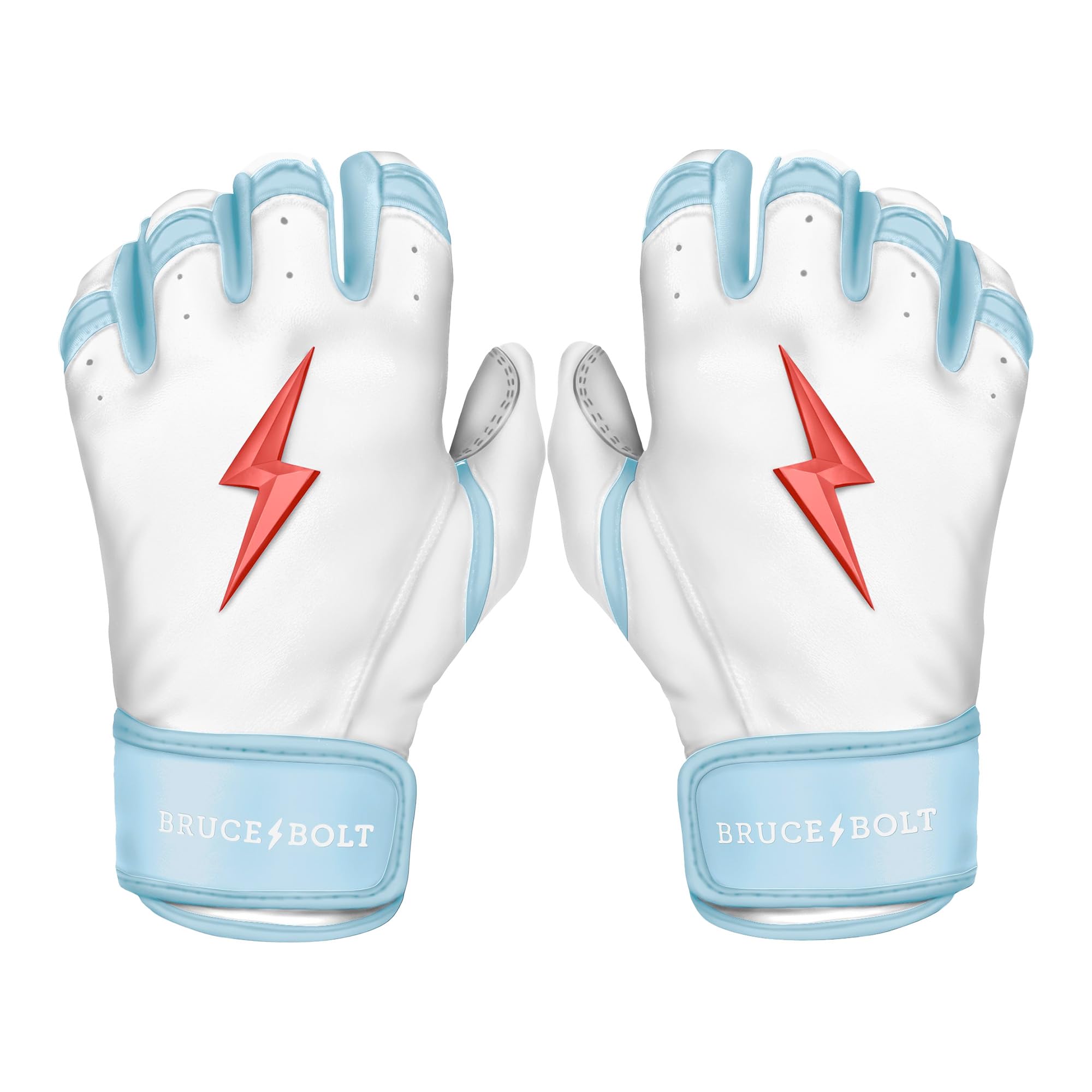 BRUCE BOLT Signature Series Short Cuff Batting Gloves - Ian Happ Edition - Happ White - Large
