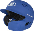Rawlings | R16 REVERSIBLE EXT | Matte Batting Helmet | Reversible Face Guard | Senior (6 7/8 - 7 5/8) | Matte Royal