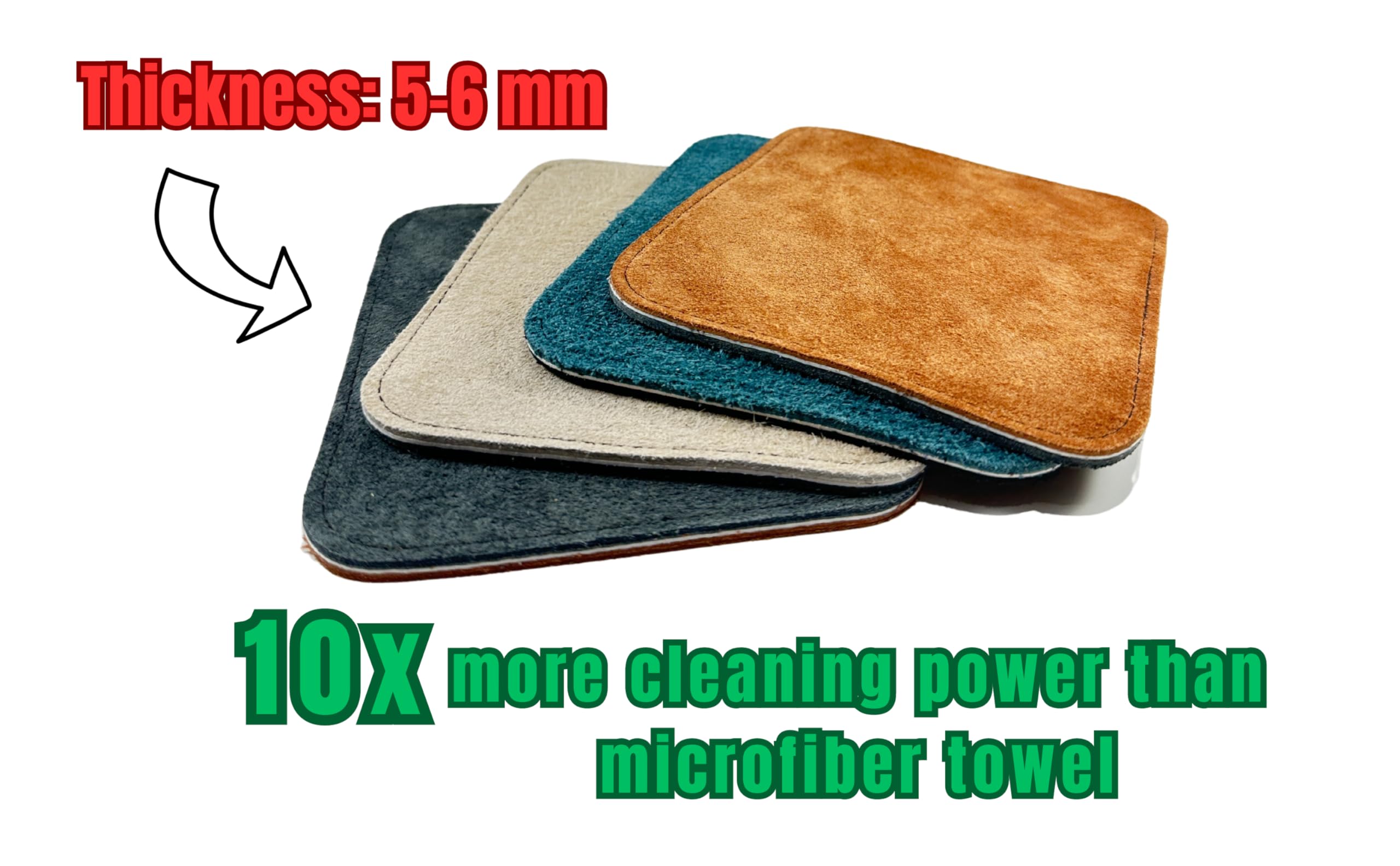 Strikeclub Bowling Ball Shammy Towel  Dual Sides Leather Bowling Towel  Bowling Accessories (1-Towel)
