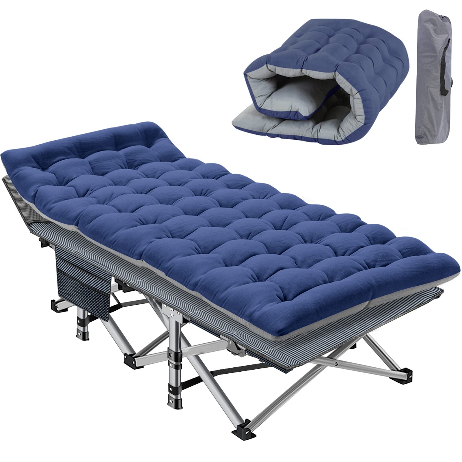 Slsy Folding Camping Cot, Folding Cot Camping Cot For Adults Portable Folding Outdoor Cot With Carry Bags For Outdoor Travel Cam