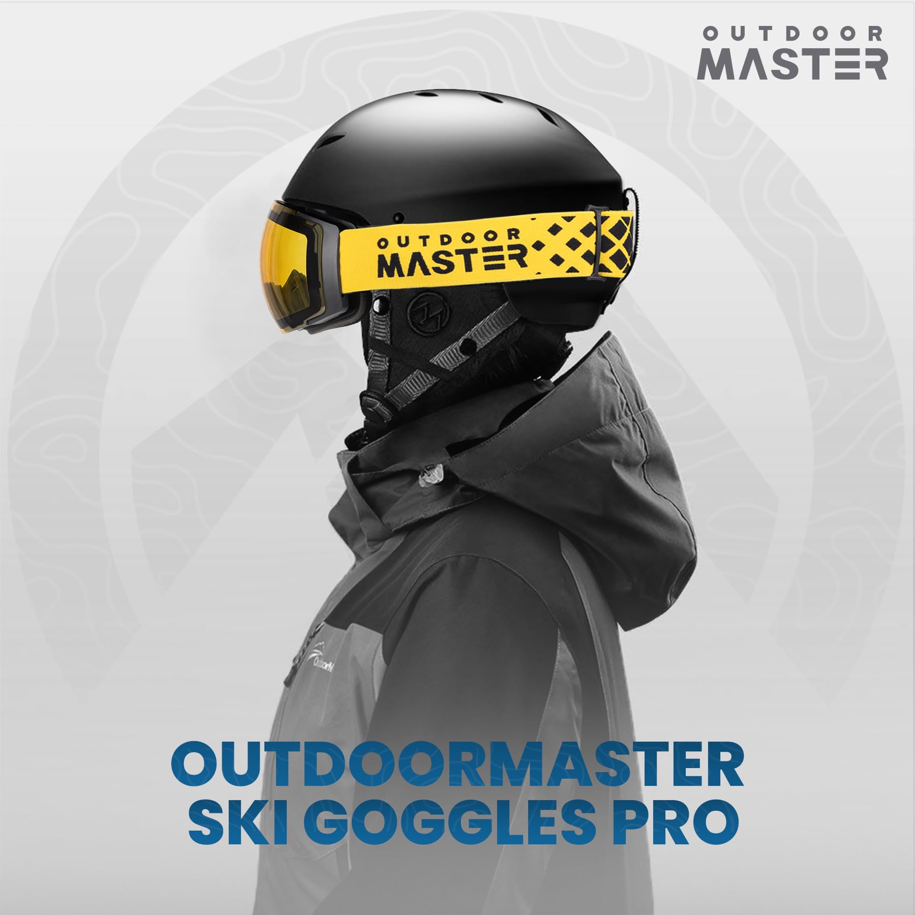 OutdoorMaster Ski Goggles PRO - Frameless, Interchangeable Lens 100% UV400 Protection Snow Goggles for Men & Women (Photochromic