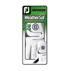 Footjoy Women'S Weathersof Prior Generation Golf Glove, White Medium/Large, Worn On Left Hand
