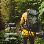 Coleman Peak1 Waterproof Backpacking Tent, Aluminum Frame, Star View Window, Available In 1/2/3/4/6 Person Sizes - All-Weather C