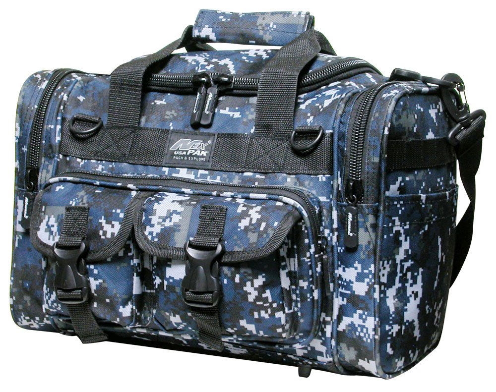 Nexpak 15 Tactical Duffle Military Molle Gear Shoulder Strap Range Bag TF115 DMBK Digital Camo Navy