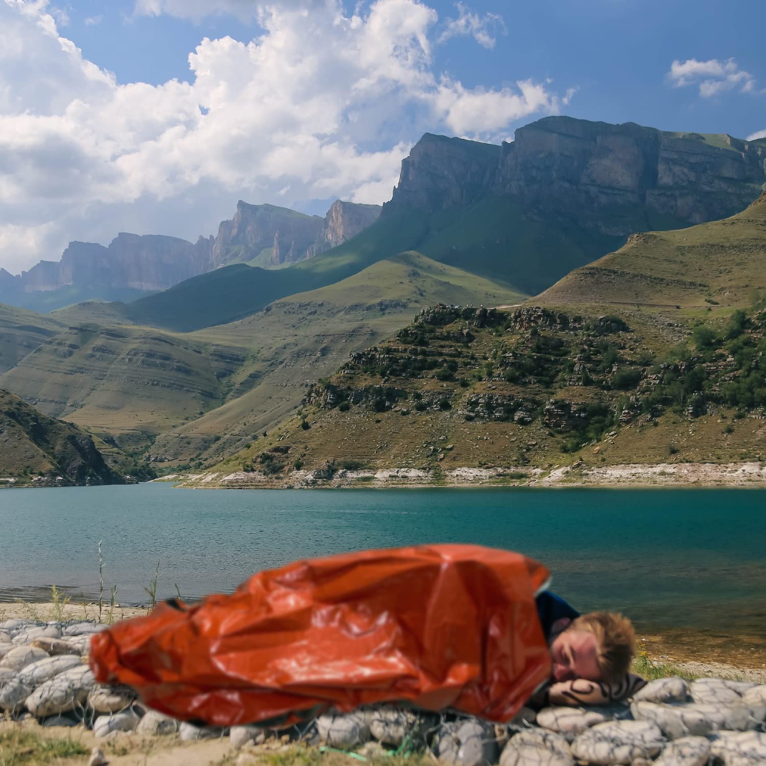 Emergency Bivy Sack Bivy Bag - Emergency Sleeping Bags 4 Pack Mylar Survival Sleeping Bag Emergency Bivvy Sack Waterproof Lightw