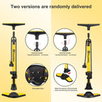 Toolitin Floor Bike Pump With Gauge,160 Psi High Pressure,Bicycle Pump Compatible With Presta And Schrader Valve,Bike Tire Pump