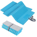 REDCAMP Foam Hiking Seat Pad, Foldable Z Ultralight Sitting Pad for Camping Backpacking Stadium Outdoor, Blue 2pc