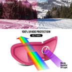 OutdoorMaster Kids Ski Goggles, Snowboard Goggles - Youth Snow Goggles - Gloaming