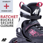 K2 Skate Women'S Kinetic 80 Inline Skate, 10.5