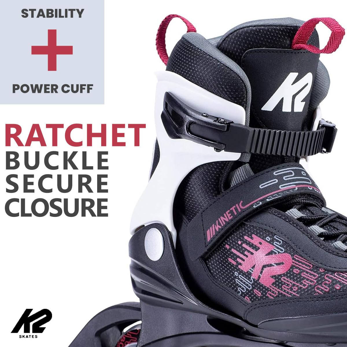K2 Skate Women'S Kinetic 80 Inline Skate, 7