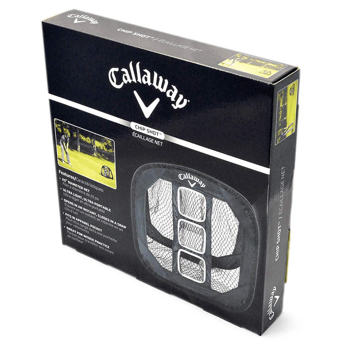 Callaway Chip-Shot Golf Chipping Net, Collapsible Golf Net For Outdoor & Indoor Practice, Black