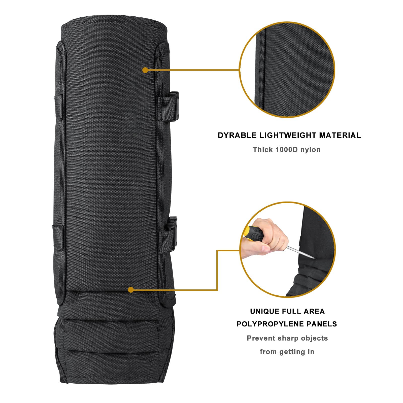 Trekmaster Snake Gaiters: Waterproof Snake Guards With Bite Protection For Lower Legs. Fits Men & Women. Ideal For Hunting, Hiki