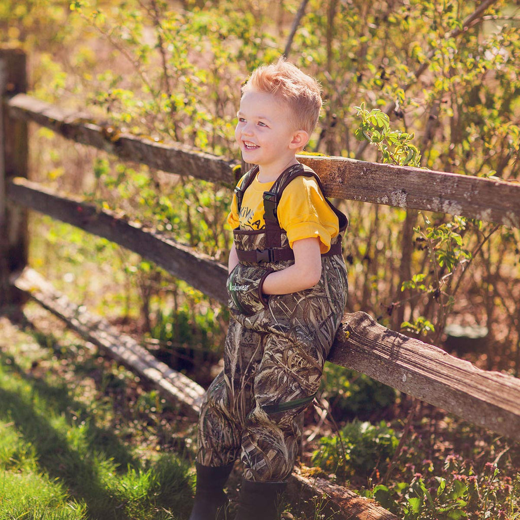 Oaki Toddler & Children'S Neoprene Waterproof Fishing Waders Max-5 Camo, 6/7
