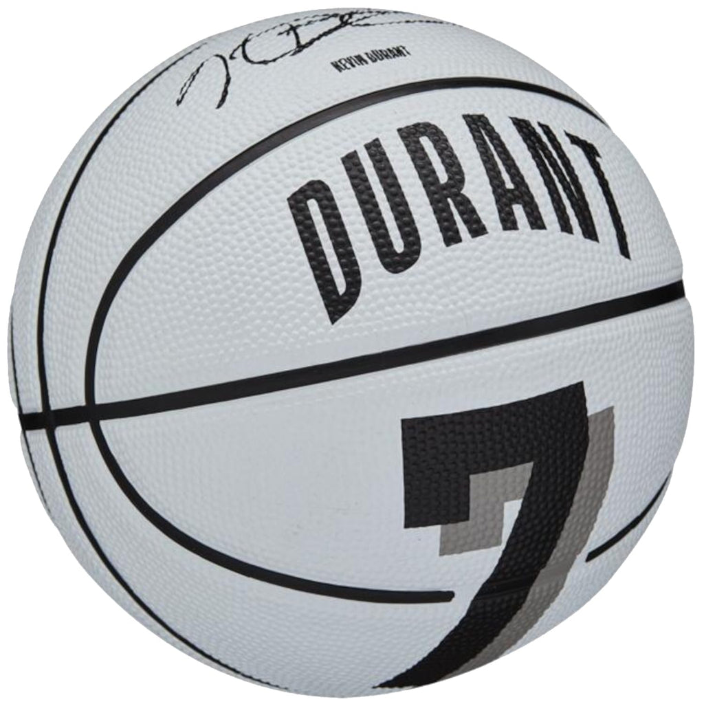 Wilson Nba Player Icon Mini Basketball - Kevin Durant , Mini Size,White/Black