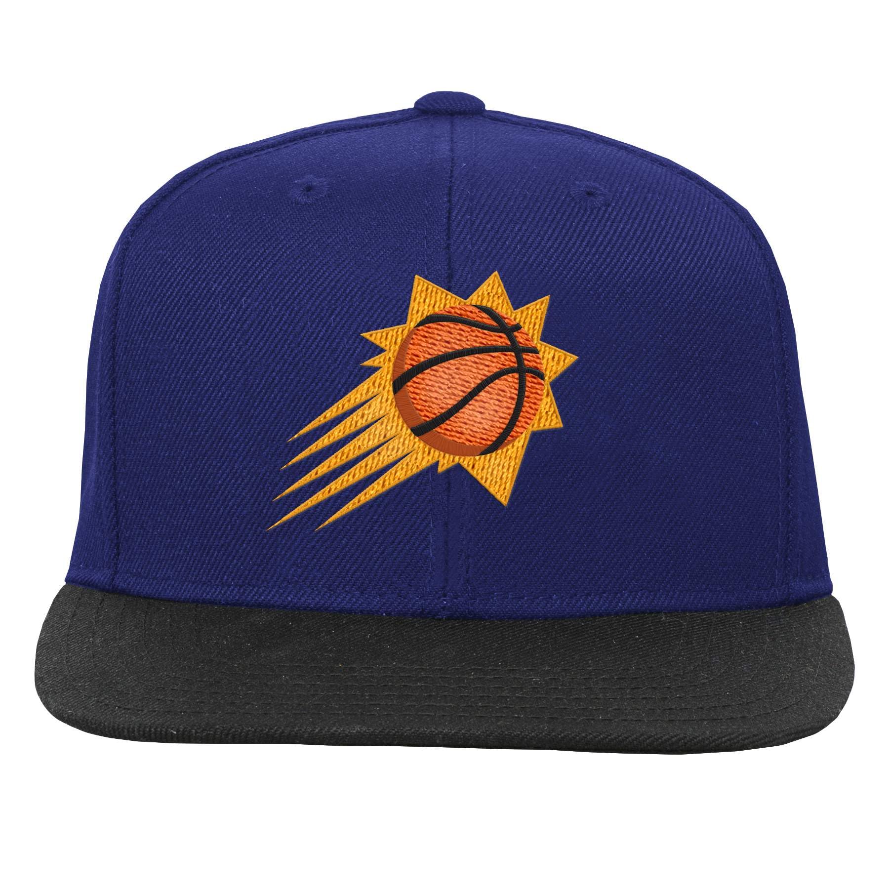 Outerstuff Nba Kids Youth 8-20 Official 2-Tone Snapback Hat Cap (Us, Alpha, One Size, Phoenix Suns)