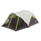 Coleman Steel Creek Fast Pitch Dome Tent With Screen Room, 6-Person , White, 10 X 9