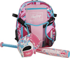 Rawlings Remix T-Ball/Coach Pitch Batting Gloves | Boys & Girls Size Youth Xs | Pink