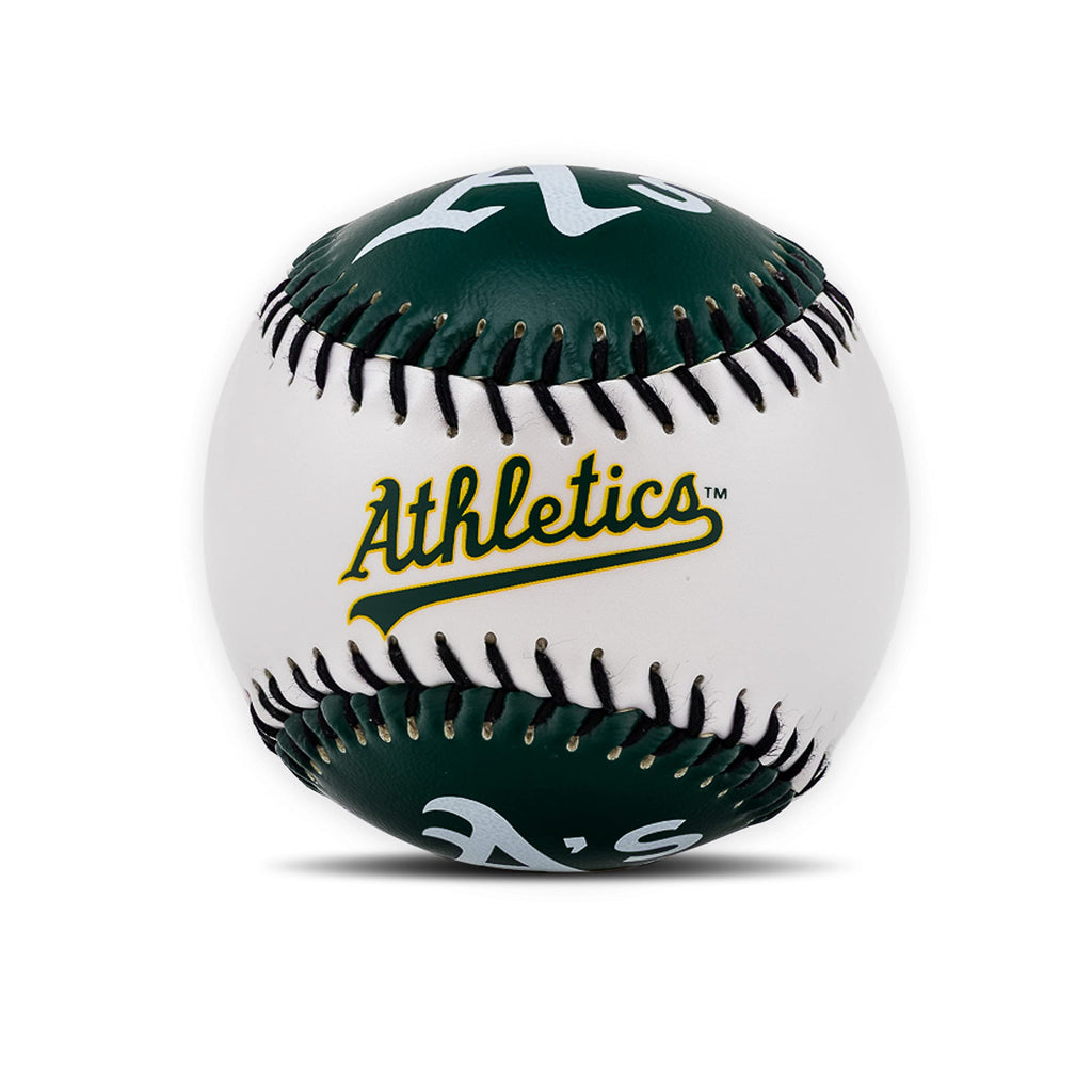 Franklin Sports Oakland Athletics Mlb Team Baseball - Mlb Team Logo Soft Baseballs - Toy Baseball For Kids - Great Decoration Fo