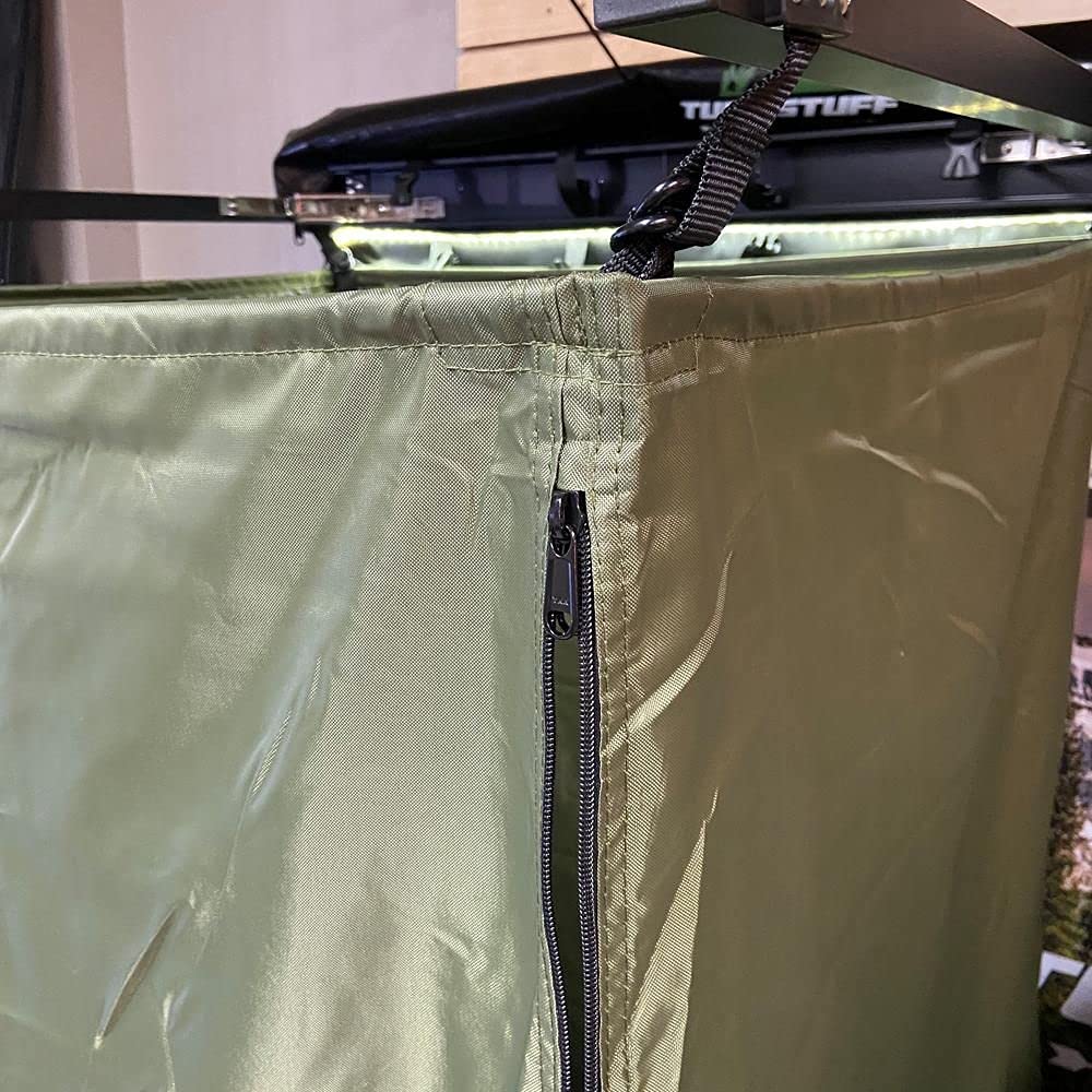 Tuff Stuff Mounted Shower Tent Enclosure For Camping & Hiking - 1 Person