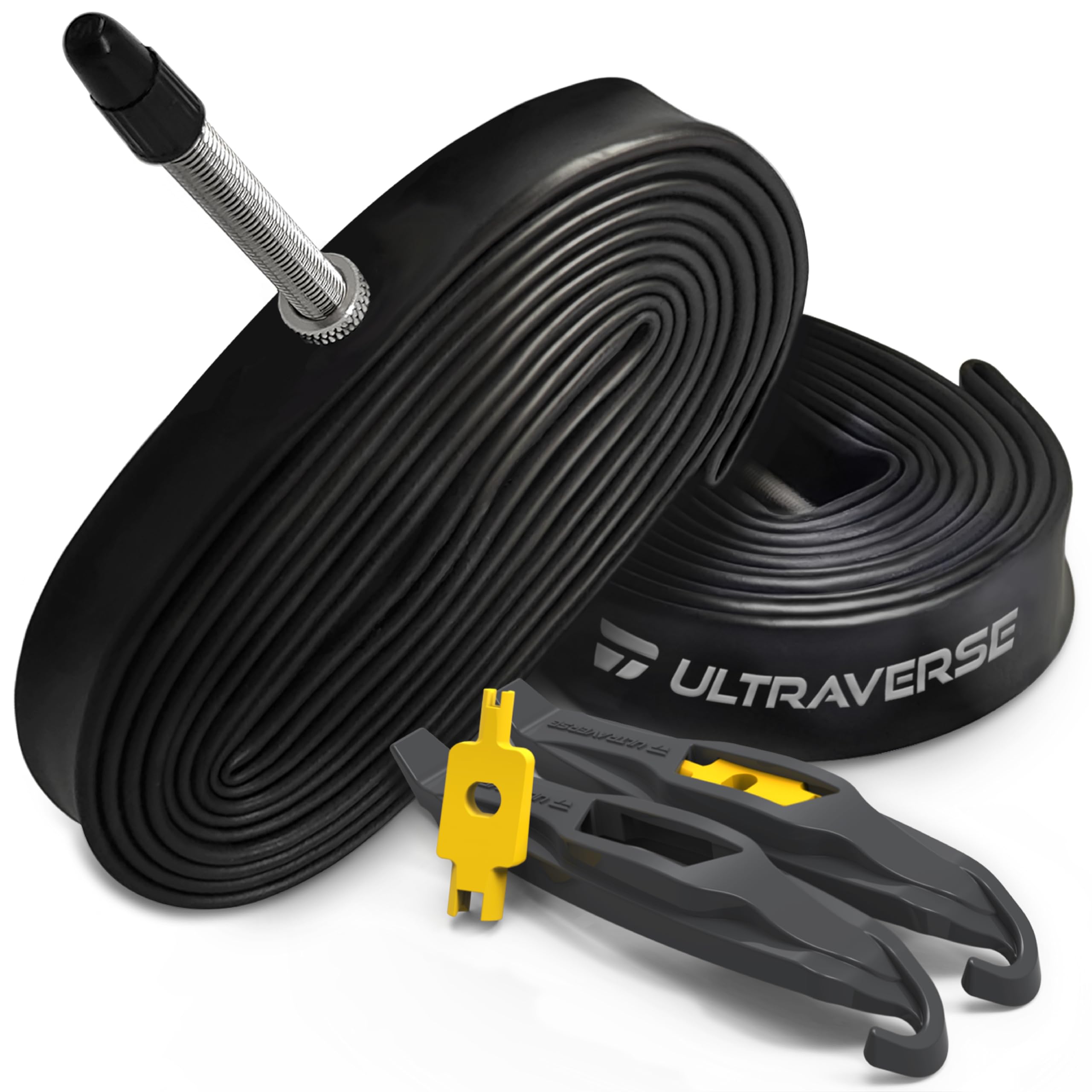 Ultraverse Bike Inner Tube For 700X35-43C, 28 Inch Bicycle Wheel Sizes With 48Mm Presta Valve - Butyl Rubber Tubes For Road And