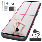 Fbsport 13Ft Inflatable Air Gymnastics Mat Training Mats 4 Inches Thickness Gymnastics Tracks For Home Use/Training/Cheerleading