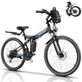 Vivi M026Tgb Electric Bike 26'' Electric Bike For Adults, Folding Electric Mountain Bike With 500W Motor, 48V Removable Lithium-