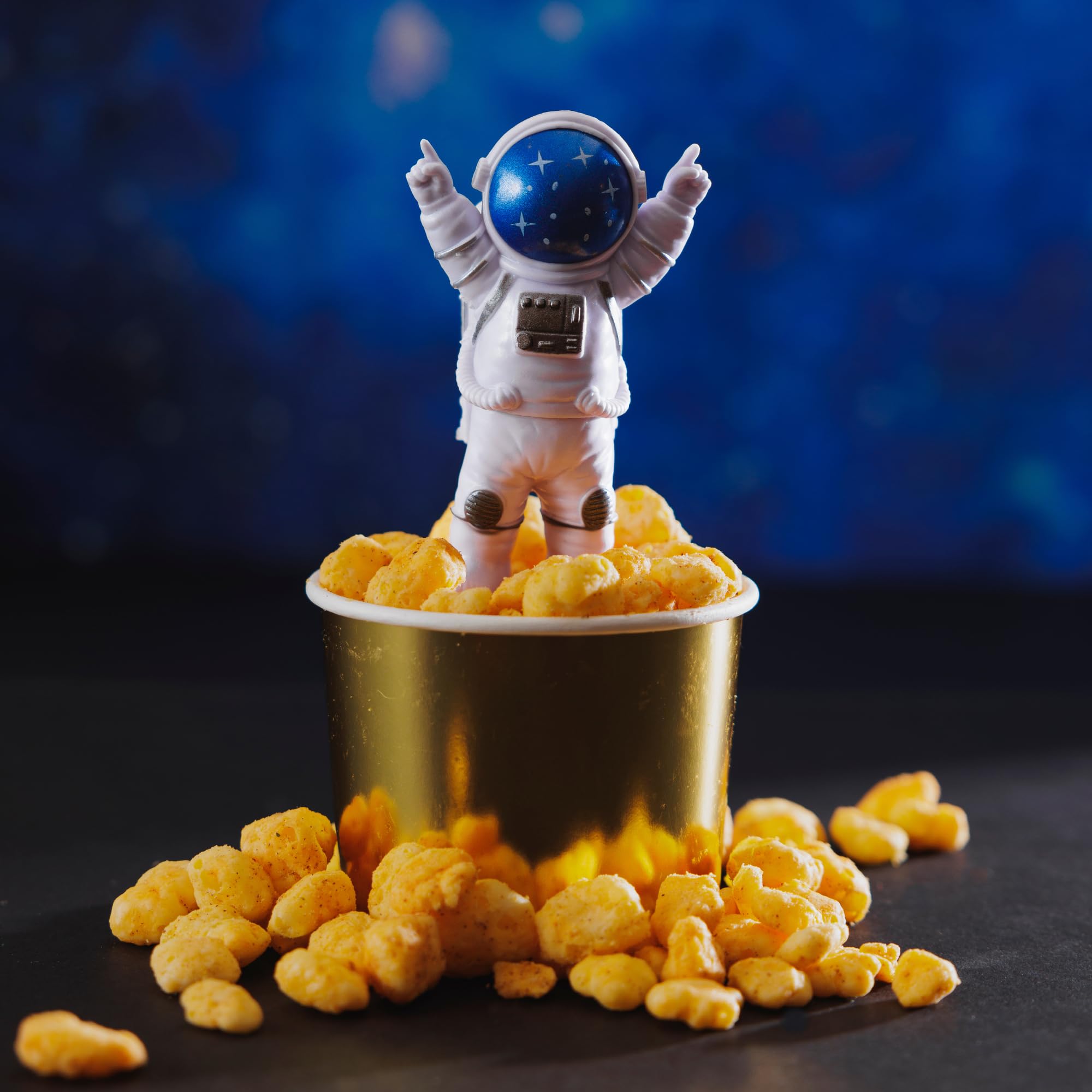 Moon Cheese Space Spice, Sweet Cosmic Chili, Crunchy, Protein-Rich Cheese Snack, Keto Friendly, 100% Real Cheese, Low Carb, Glut