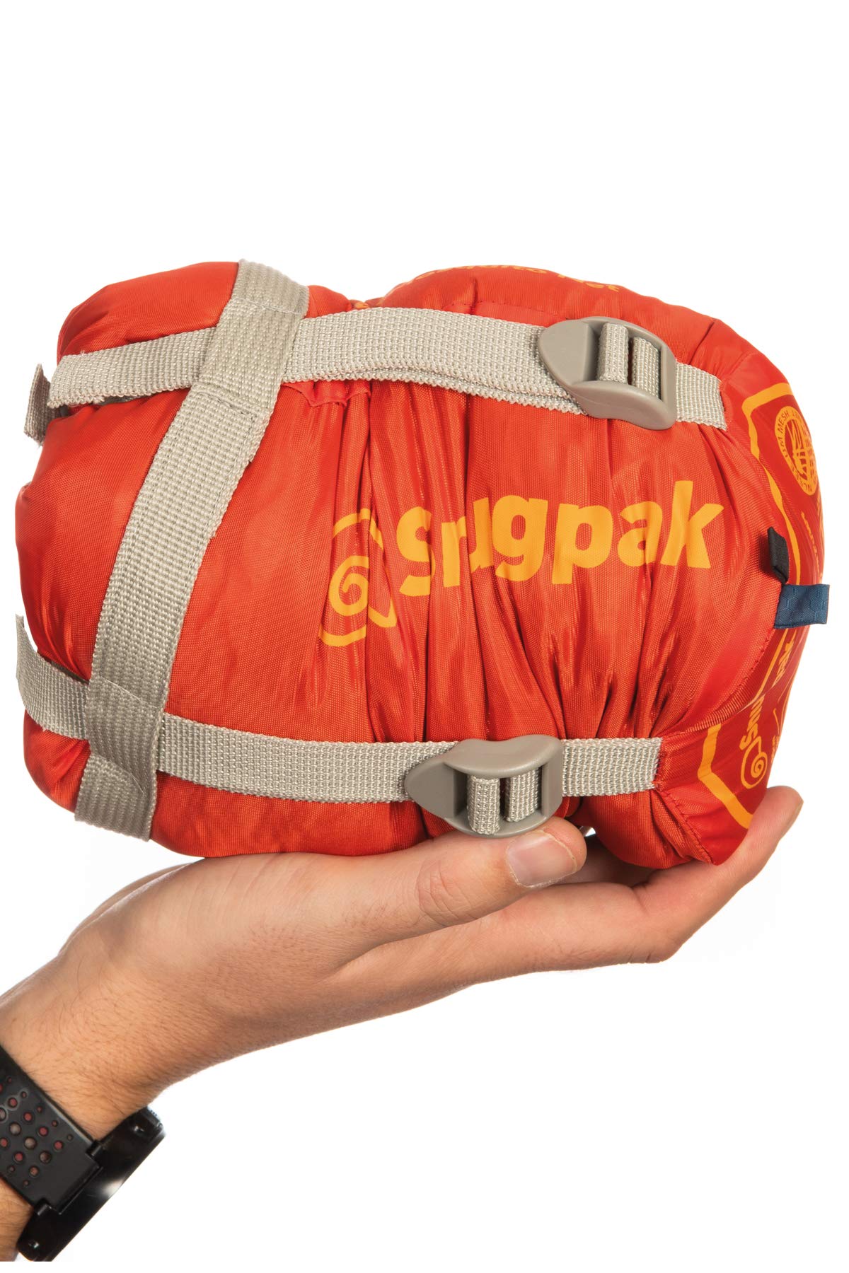Snugpak Travelpak Traveler Sleeping Bag With Mosquito Net, Lightweight Left Hand Zip, Petrol Blue