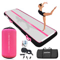 VOFiTNY Inflatable Gymnastics Mat with Tumbling Barrel, 10Tumble Track Mats for Gymnastics, 3.3L x 2D Air Roller Gymnastics B