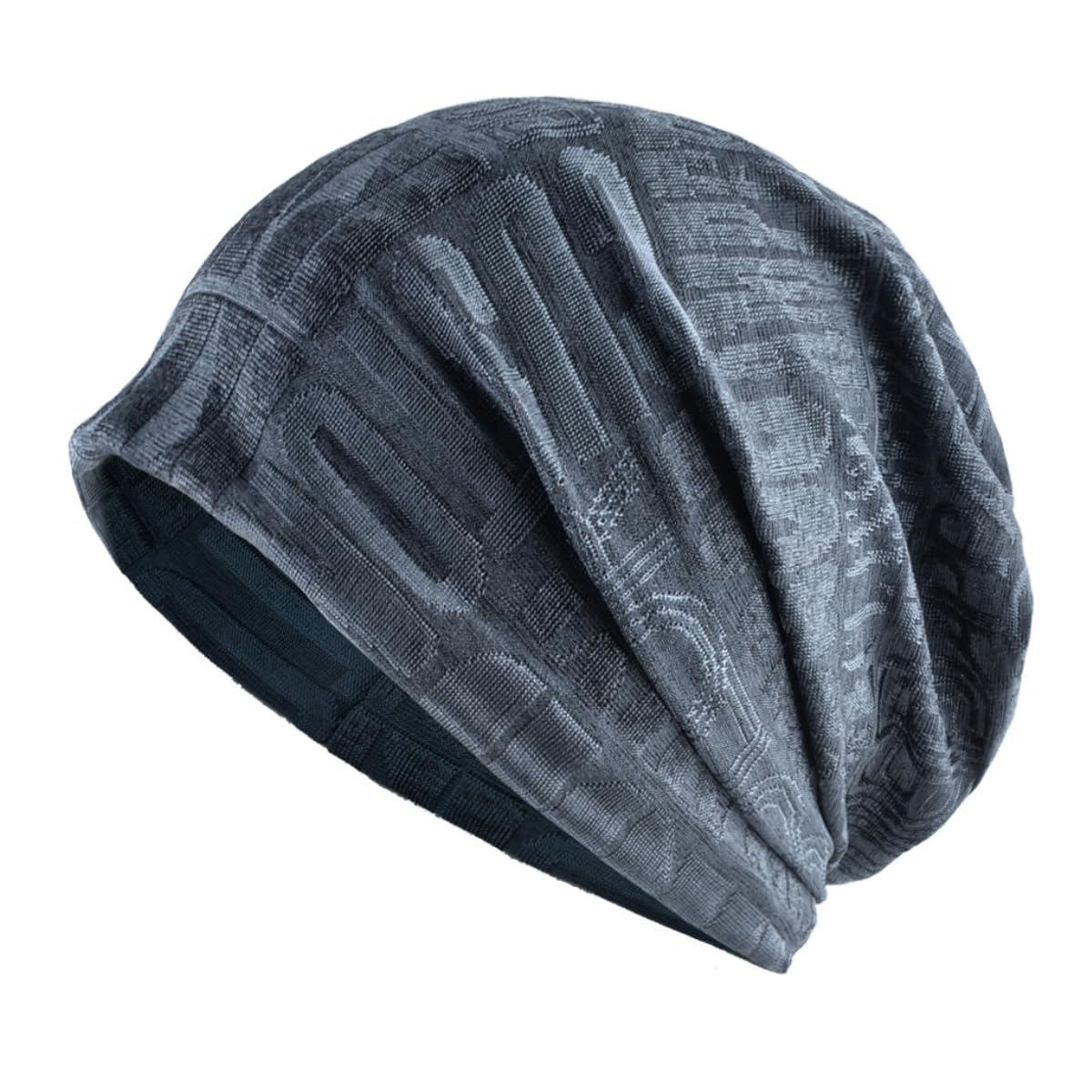 Youstylo MenS WomenS Slouchy Blended Summer Winter Beanie Skull Cap  Sb3038A (Dark Grey, Free Size)