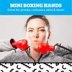 Bigmouth Red Boxing Gloves - Tiny Hands, Red, Small