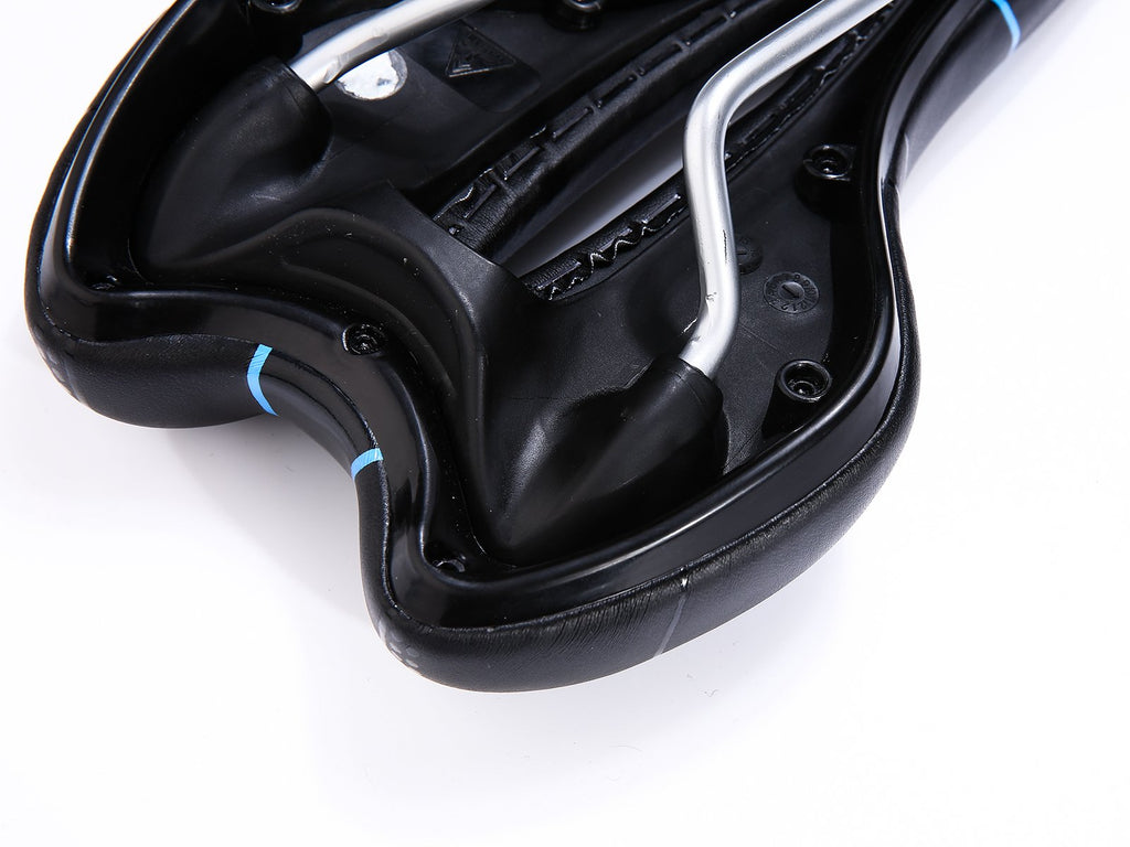 Zhiqiu Comfortable Bike Saddle Mountain Bicycle Seat Profession Road Mtb Bike Seat Outdoor Or Indoor Cycling Cushion Pad (Black/