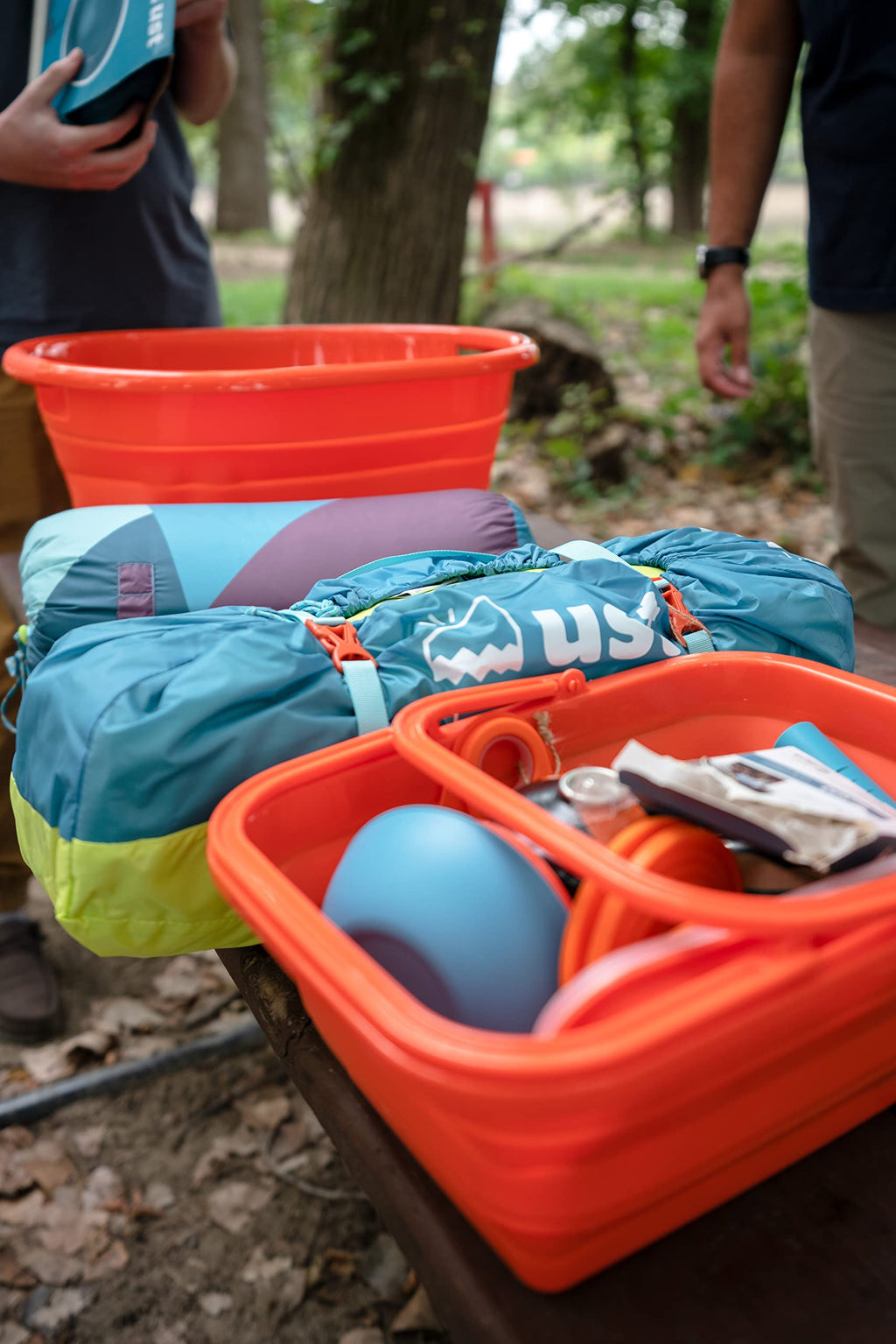 Ustflexware Collapsible Sink 2.0 With 4.23 Gal Wash Basin For Washing Dishes And Person During Camping, Hiking And Home