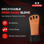 Gymnastics Grips - Gloves For Crossfit - Calisthenics Equipment, Pull Up Grips, Hand Grips, Leather Lifting Grips, Workout Grips