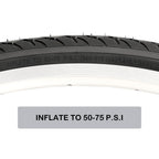 Mohegia 2 Pack Bike Tires,700X35C Folding Replacement Road Bicycle Tires