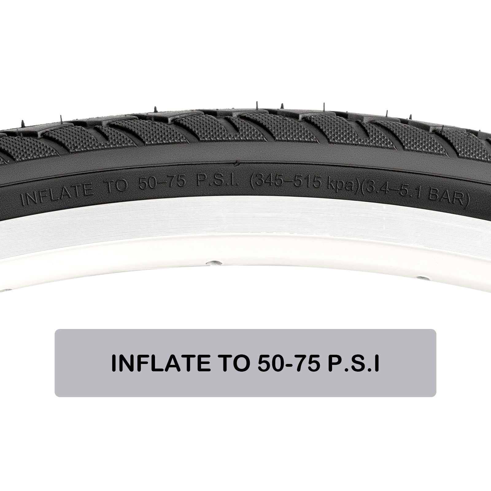 Mohegia 2 Pack Bike Tires,700X35C Folding Replacement Road Bicycle Tires