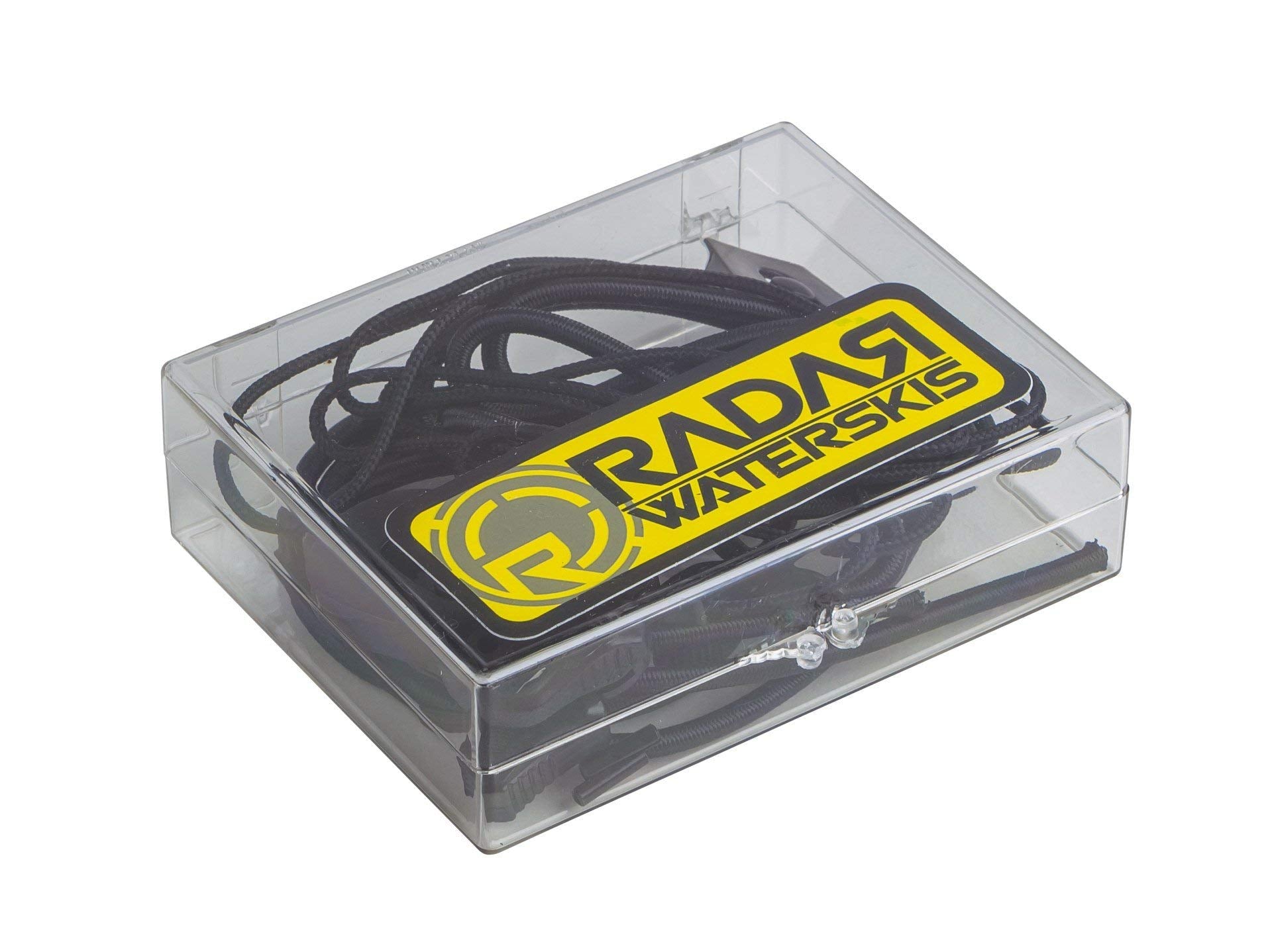 Radar Lace Lock Kit (2 Bungees W/Locks And 2 Laces W/Locks), Black